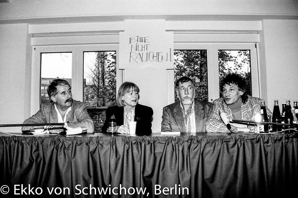  Carl F. Hutterer, Elfi Kreiter, Georg Stefan Troller, Werner Ružička v.l. © Ekko von Schwichow 