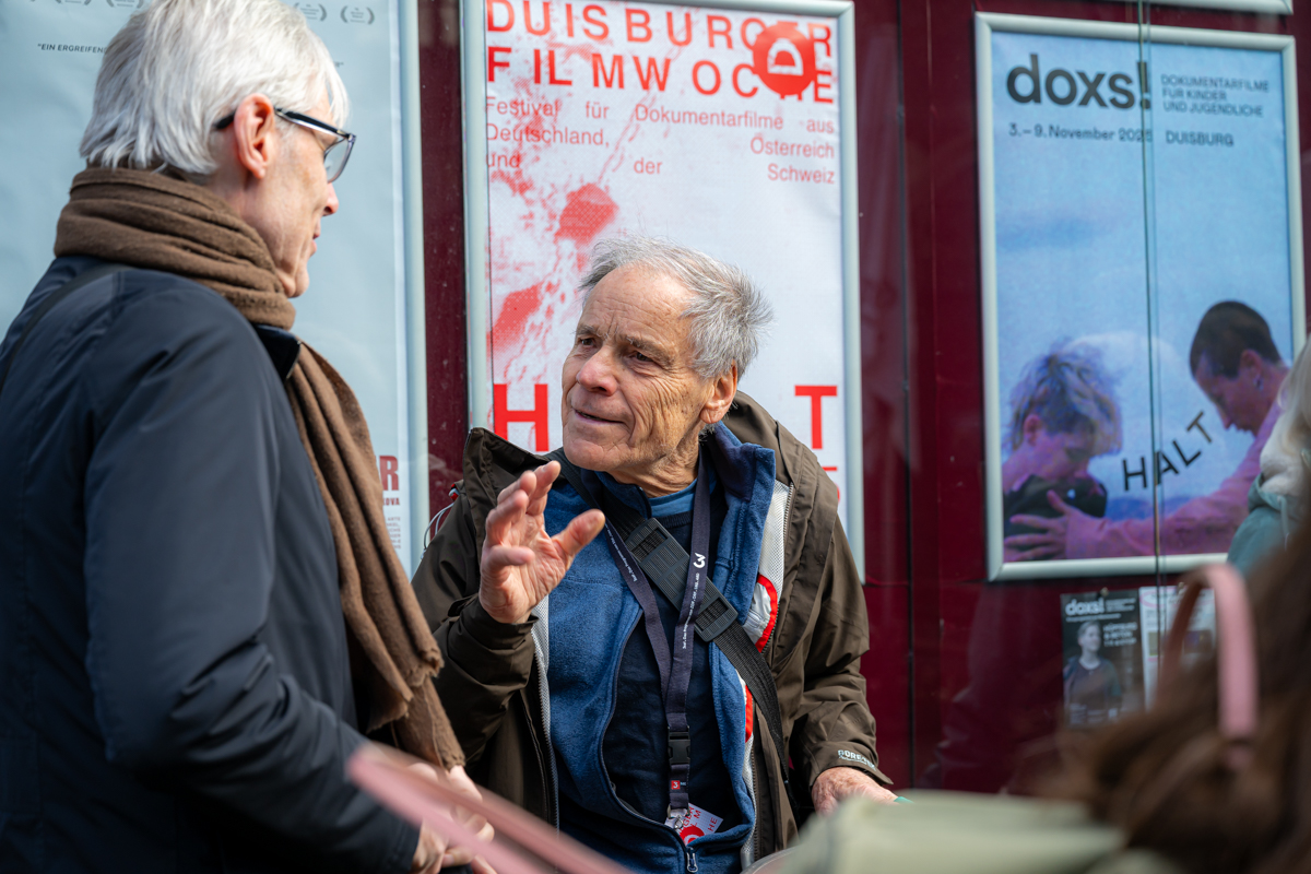 Udo Bremer, Rainer Komers v.l. © Duisburger Filmwoche, Foto: Simon Bierwald 