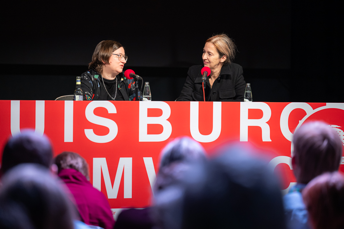  Suse Itzel, Ute Adamczewski v. l. © Duisburger Filmwoche, Foto: Simon Bierwald 